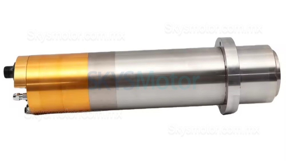 Motor de husillo ATC (cambio autom&aacute;tico de herramientas) trif&aacute;sico refrigerado por agua, 5,5kW, 380V, JGLF-5.5K, 12000-24000rpm, ISO30/BT30